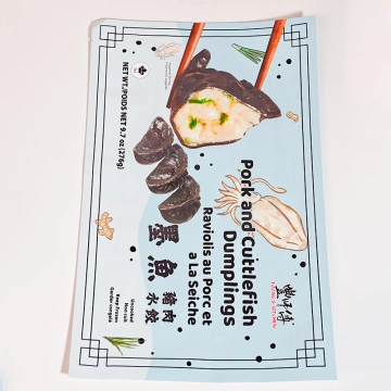 Frozen food pouch for packaging