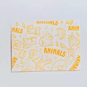 Pet food outer wrapping paper