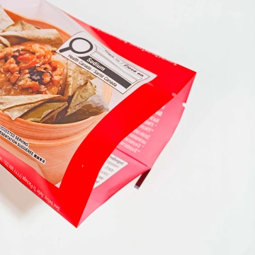 Food grade laminated plastic three side seal pouch